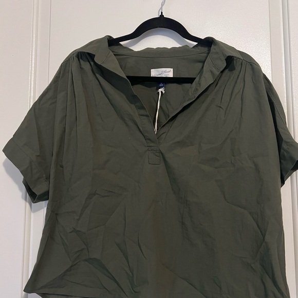 Universal Thread Tops - Universal Thread Olive Green Blouse